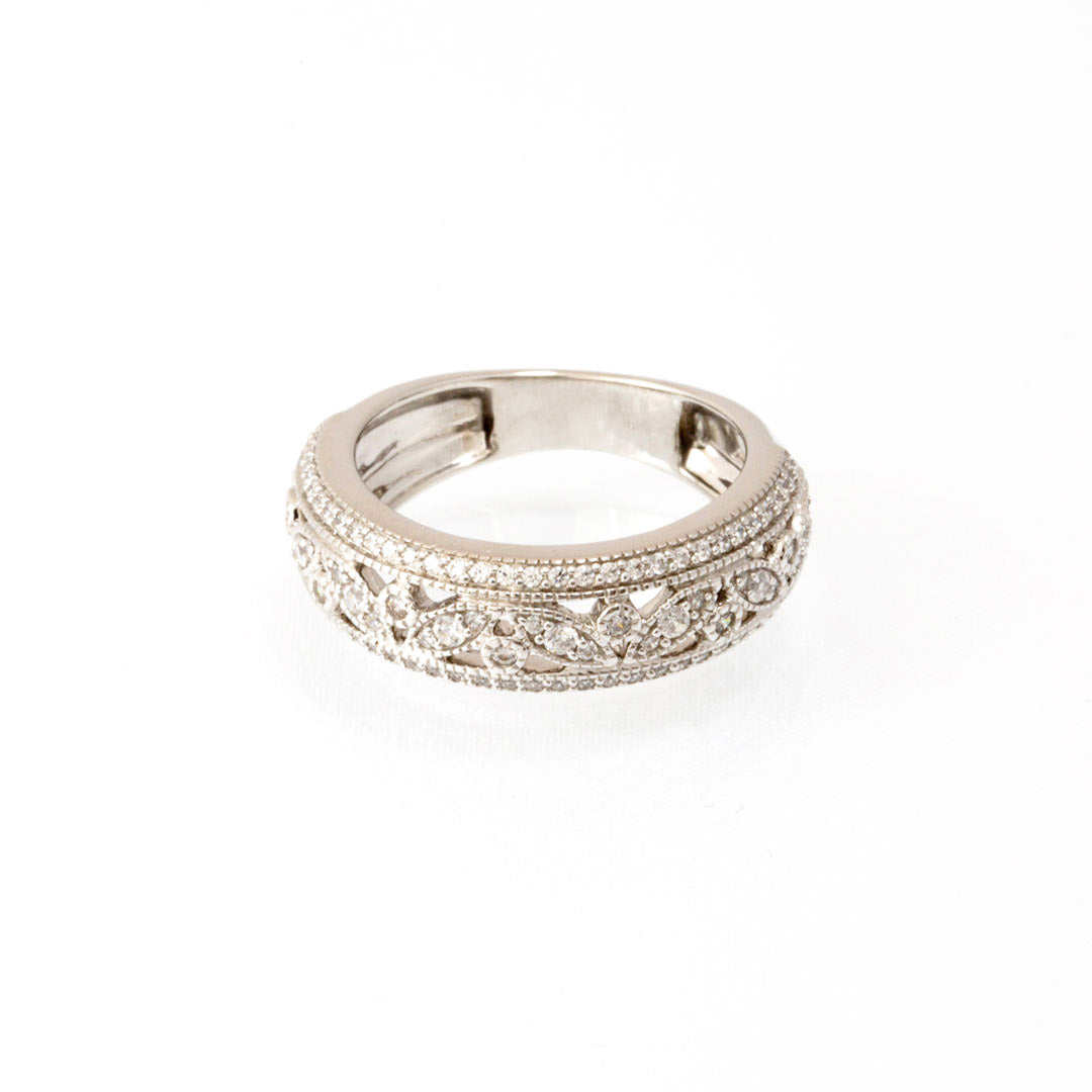 Bague filigrane argent et oxydes – Bijouterie LÉA · Atelier de